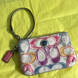 coach wrist purse